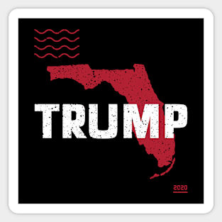 Trump Florida 2020 - Red Wave, Red State Sticker